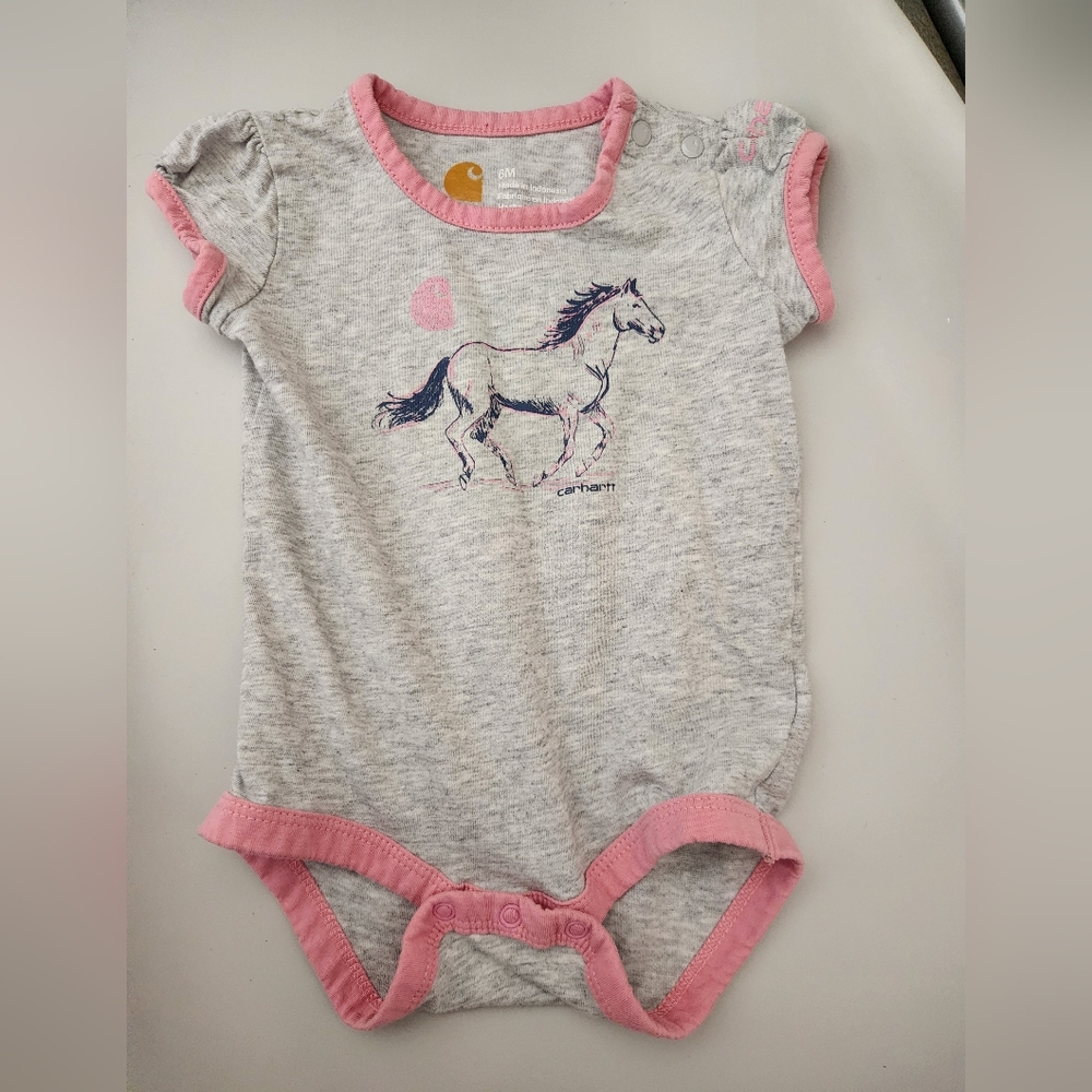 Carhartt Horsey Onsie 6M